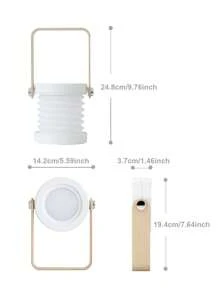 Creative Lantern 3D Night Light USB Outdoor Handheld Light New Endless Dimming Three Level White Light Table Light - Multicolor - View 4