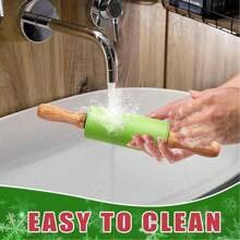 一套9.5英寸、12英寸和15英寸的硅胶擀面杖,配有不粘木柄,适用于家庭烘焙饼干、糕点、蛋糕等。共有橙色、红色、绿色、蓝色、粉色和紫色六种颜色可选,满足日常家居需求,也适合情人节派对、家居装饰和馈赠亲友。 - 彩色 - 查看 6