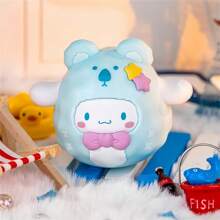 Sanrio 1 pezzo Figura da collezione con pupazzo cieco a tema di piccoli animali della serie Sanrio Tumbles, personaggio di anime carino, sorpresa, resistente alle cadute e indistruttibile, decorazione da tavolo rilassante, regalo carino per vacanze, compleanni o feste [stile casuale inviato]