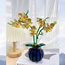 Set de talla grande de 700 piezas de bloques de construcción de flores circulales creativos - Libera la imaginación, belleza eterna - Decoración hecha a mano y regalo exquisito adecuado para todas las edades