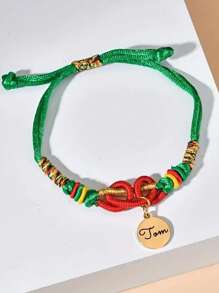 Customized Chinese Element Braided Bracelet, Perfect Gift For Friends And Family