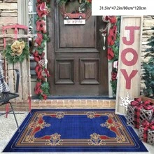 [Crystal Velvet, PVC Bottom, 5mm Thickness] 1pc Bohemian Style Carpet - Waterproof, Anti-Slip, Absorbent, Machine Washable, Soft & Comfortable Mat, Suitable For Kitchen, Living Room, Bedroom, Hallway, Bathroom, Laundry Room - Easy To Clean, Carpet, Home Decor Home Bathroom Decor Bath Rug Outdoor Rug Door Mat
