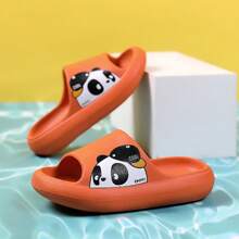 Soft & Comfortable EVA Cartoon Children's Foam Slippers, Summer - Orange - View 6