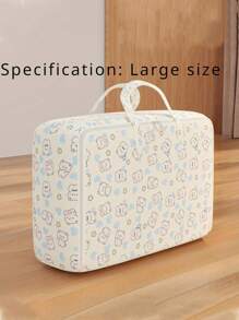 1 件大容量卡通旅行收纳袋 - 可折叠被子和衣物收纳袋，塑料搬家和包装袋 - 彩色 - 查看 6