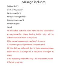 真实重生婴儿娃娃女孩 22 英寸 55 厘米全身硅胶逼真新生娃娃幼儿娃娃玩具适合 3 岁以上 - 粉色 - 查看 7