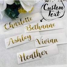 1pc Personalized Custom Name Stickers, 3-8 Inch Labels, Name Decal, Custom Decal Stickers, Name Stickers, Date Stickers, DIY Gifts, Handmade, Handwriting, Wedding Stickers, Gift Stickers. Customizable Holographic Name Stickers For Water Bottles, Lunch Boxes,Personal Items,Glass, Cups, Rolls, Balloons, Calligraphy Stickers, Gift Box Decorations, Unique,Ideal Gifts For Him,Ideal Gifts For Her,Her,Boyfriend,Girlfriend,Dad,Mom,Family,Friends,Son,Daughter,School Students,Workers,Kids,Office,Tea Room,School,Home