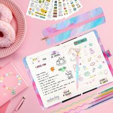 Secret Diary For Girls Age 7-15, Lockable Journal With Pen, Birthday Back To School Gift, Teen Notebook - Rectangle - View 5