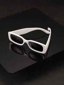 1/2/3 PCS Men's Acrylic Casual Rectangle Fashion Black Eyewear For Vacation Outing And Daily Life Outfits With - 彩色 - 查看 5