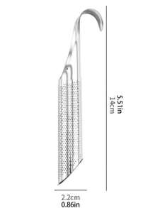 1 个茶叶浸泡器，创意悬挂伸缩管茶过滤器，长柄茶过滤器，带细网过滤器的散叶茶过滤棒管，用于散茶的便携式茶叶浸泡器，适合户外旅行、露营、野餐、派对、家庭和办公室。