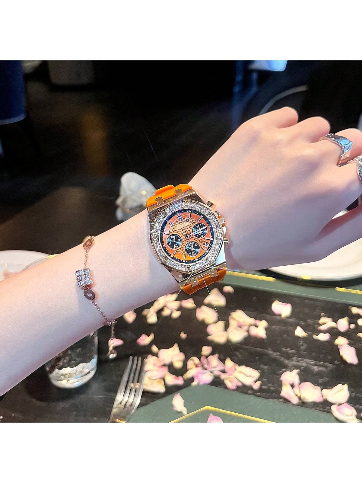 ساعة رويال أوك النسائية 2025، علامة تجارية فاخرة،...