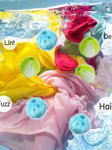 1/2/6/8 pièces Nouveau Aspirateur à poils de chien réutilisable amélioré, Retirer les poils d'animaux de compagnie pour la lessive, Peluche réutilisable, Retirer les poils d'animaux, Peluche réutilisable pour la lessive, Capteur de poils d'animaux de compagnie réutilisable pour la lessive