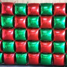 25 件/套双面方形铝箔气球墙套件，多色花环拱门，适用于婚礼、生日、周年庆典、拍照亭、派对装饰 - 彩色 - 查看 9