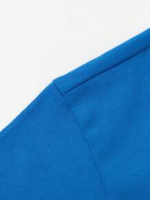 Balabala 2-25件装青少年男童速干短袖T恤，夏季亲子装 - 寶藍 - 查看 8