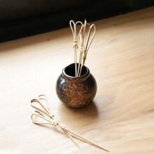 1件/3件/6件陶瓷牙签筒，创意复古牙签罐，干冰香薰瓶，适用于商业酒店餐厅装饰