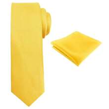 Zweiteiler, Herren Einfarbige Mikrofaser Krawatte und Einstecktuch Kombination, sehr geeignet als Herrengeschenk, passend, Hochzeiten, Bräutigame, Trauzeugen, Dates, Abendessen, Feste und andere Anlässe