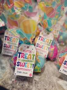 Treat For Someone Sweet Easter Gift Tag, Easter Basket Gift Tag, Easter Treat Tag, Easter Party Favor Tag, Treat Bags, Easter Favors