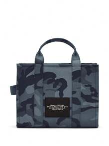 Marc Jacobs - Women The Medium Camo Jacquard Tote Bag Christmas Gift Bolsas Bolsos - 藍色 - 查看 4