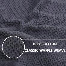 Homaxy 100% Cotton Waffle Weave Kitchen Dish Cloths, Ultra Soft Absorbent Quick Drying Dish Towels, 12 X 12 Inches, 6-Pack, Dark Grey - Màu hỗn hợp - Xem 3