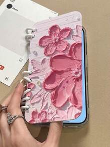 Flower Flip Case With Colorful Floral Oil Painting Design, Compatible With Apple IPhone 16 Pro Max Phone Case, IPhone 15 New Model 14 Personalized Creative 13 High-End 15 Pro Anti-Knock 16 Cartoon Protective Cover, For Girls - Multicolor - View 6