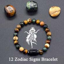 12 Zodiac Signs Bracelet 12 Constellation Jewelry For Women Scorpio Gemini Sagittarius Bracelet Friendship Gift Whoelsales