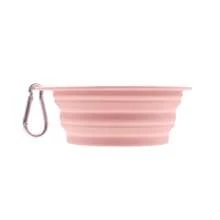 宠物碗旅行碗硅胶折叠碗带登山扣便携式折叠碗猫碗狗碗350ml - 彩色 - 查看 12