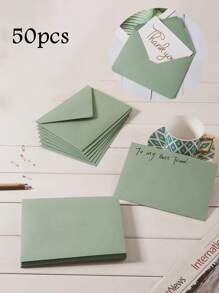 Minimalist Elegant Invitation Cards & Envelopes, Suitable For Valentine's Day, Graduation, Wedding, Party Invitations To Friends, Family, And Girlfriends