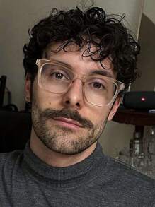 1/2/3/4副装男士夏季亚克力休闲时尚黑色长方形眼镜，适合日常阅读、工作通勤、电脑游戏、看电视和使用手机。 - 彩色 - 查看 3