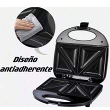 Sandwichera Tostadora Eléctrica Parrilla Antiadherente 2 Placas - Tipo de Enchufe A USA (110-127V) - Ver 3