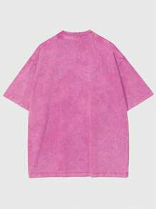 品牌男士 T 恤新款夏季美式宽松休闲短袖衬衫，加大码印花 T 恤 Inspo