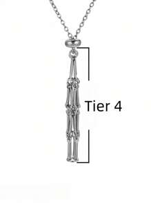 1件/4件装时尚多层网状笼吊坠项链，可调节金银笼项链托架，适用于DIY珠宝，男女皆宜作为礼物，可自由搭配各种宝石 - 網兜項鍊 - 查看 13