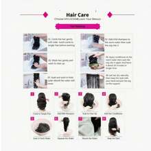 26 Inch 13x4 HD Lace Frontal Wigs Long Straight Black Wigs Synthetic Heat Resistant Fiber Hair Wig Premium Natural Orange Highlights Silk Straight 13*4 Hairpiece Wigs For Women With HD Transparent Lace Glueless Lace White Highlights Natural Straight Wigs 200% Density Wigs - 彩色 - 查看 11