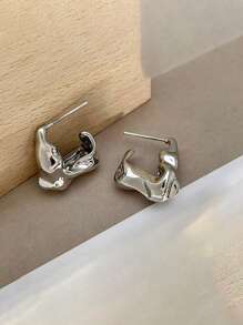 1 Pair Punk Style Earrings Suitable For Everyday Wear For Women - Earrings - View 8