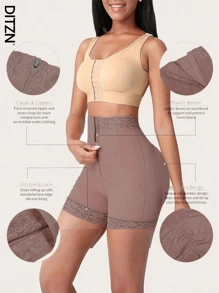 DITZN New Belly Shaping Pants Waist Cinching And Hip Lifting Body Pants