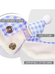 1 Cute Bird Costume, Parrot Cloak, Comfortable Fabric For Budgies, African Grey Parakeets, Cone-Tailed Parrots, Gentoo Parrots, Lovebirds And More!