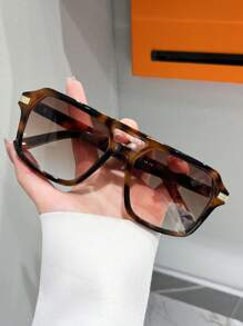 1 Pair Unisex Minimalist Style Fashion Glasses, Suitable For Beach, Driving, Vacation, Fishing, Festival Outfits, Street, Sports, Outdoor Activities, Travel, Parties For Summer Beach Vacation, Outdoor, Travel