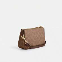 Coach Bolso de hombro y de mano Nolita 19 para mujer, bolsos pequeños y bolsos de mano para mujer - Marrón y marrón - Ver 5