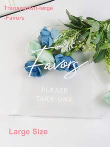 1pc Arch Acrylic Signs With Stand For Reception,Wedding And Party Event,Christmas