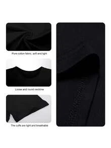 I Don't Need A License To Carry My Crochet Knitting Oversize Women T-Shirt (Plus Size) - Black - View 5