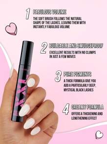 Misslyn Bộ mascara và kẻ mắt , mascara dễ tẩy trang giúp làm dày, dài, giữ nếp cong, làm dày mi, kẻ mắt chính xác, lâu trôi, dễ sử dụng và không lem. - #1+##1 - Xem 3