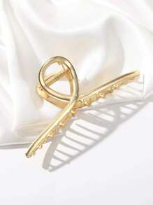1pc Women Minimalist Casual Style Simple Hair Claw For Daily Casual Outing Wear Street Claw Clips Hair Clips Hair Jaw Clip Hair Clamps Hair Clutch Hair Catcher Clip