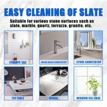 Revestimiento de cristal cerámico y de piedra - Eliminador de manchas, limpiador de arañazos y agente de mantenimiento para baldosas de mármol de cocina del hogar