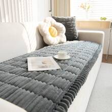 Thick Sofa Cover Washable - Soft Corduroy Universal Sofa Cover 2 3 4 Seater, Anti-Slip Couch Cover, Comfortable Sofa Cover Sofa Covers Sofa Throws Furniture Protector For Living Room - 深灰色 - 查看 2