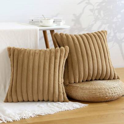 CAPA P/ ALMOFADA EM PELUCIA WAVE SOFT 2 LADOS - 40X40 CM