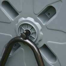 Outsunny Compostiera da Giardino Girevole a 2 Sezioni con 8 Prese d'Aria, Compostiera Domestica in Acciaio e PP, 160 L, per Compostaggio Rifiuti Organici, 71x65x96 cm, Grigio