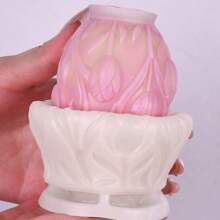 Tulip & Rose Fragrance Wax Candle Silicone Mold - White - View 2