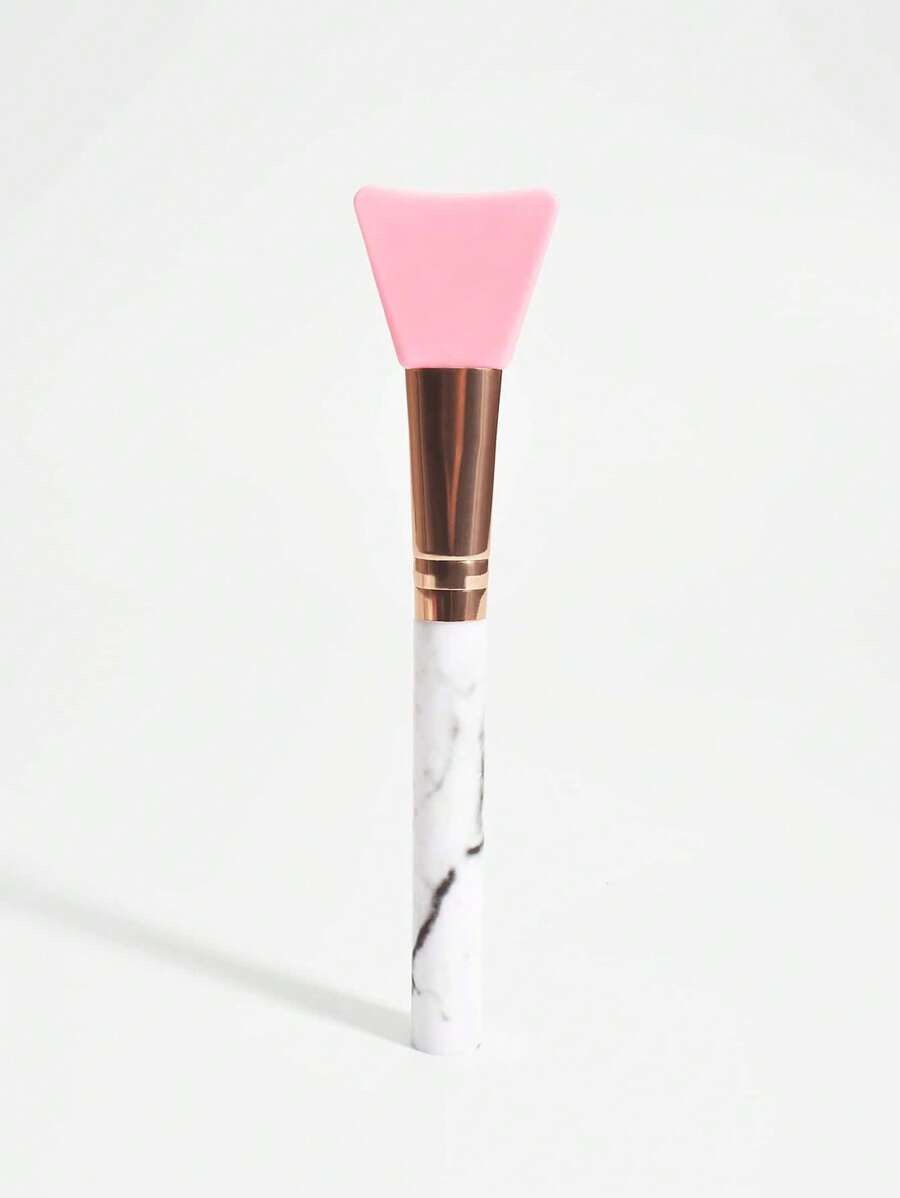 Single Classic Marble Mask, Makeup Brush, Film Adjustment Stick, Clean Face, Apply Mud Film, Spa Umbrella Type Soft Silicone DIY Mask Tool