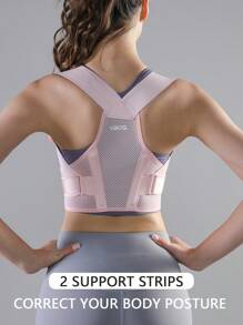 VBOSI (BUY A SIZE UP) Small Size Women Men Unisex Adjustable Back Support Sporty Belt Shoulder Brace Posture Corrector