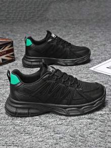 Zapatillas de malla transpirables para hombre, zapatillas deportivas informales con suela gruesa, adecuadas para adolescentes, casual de verano, deportes al aire libre, viajes, regalos de graduación, accesorios de vestir para cumpleaños