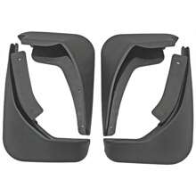 4PCS Mud Flaps Replacement, Front And Rear Wheel Mudguards Mudflaps With Hardware Kits, Winter Vehicle Sediment Protection Tire Flares Pedal Set - Black - View 3