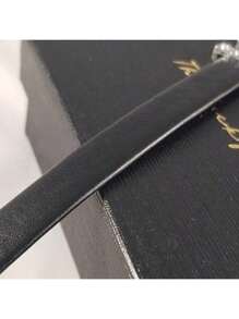 定制水钻字母项链颈链，男女通用 PU 颈链